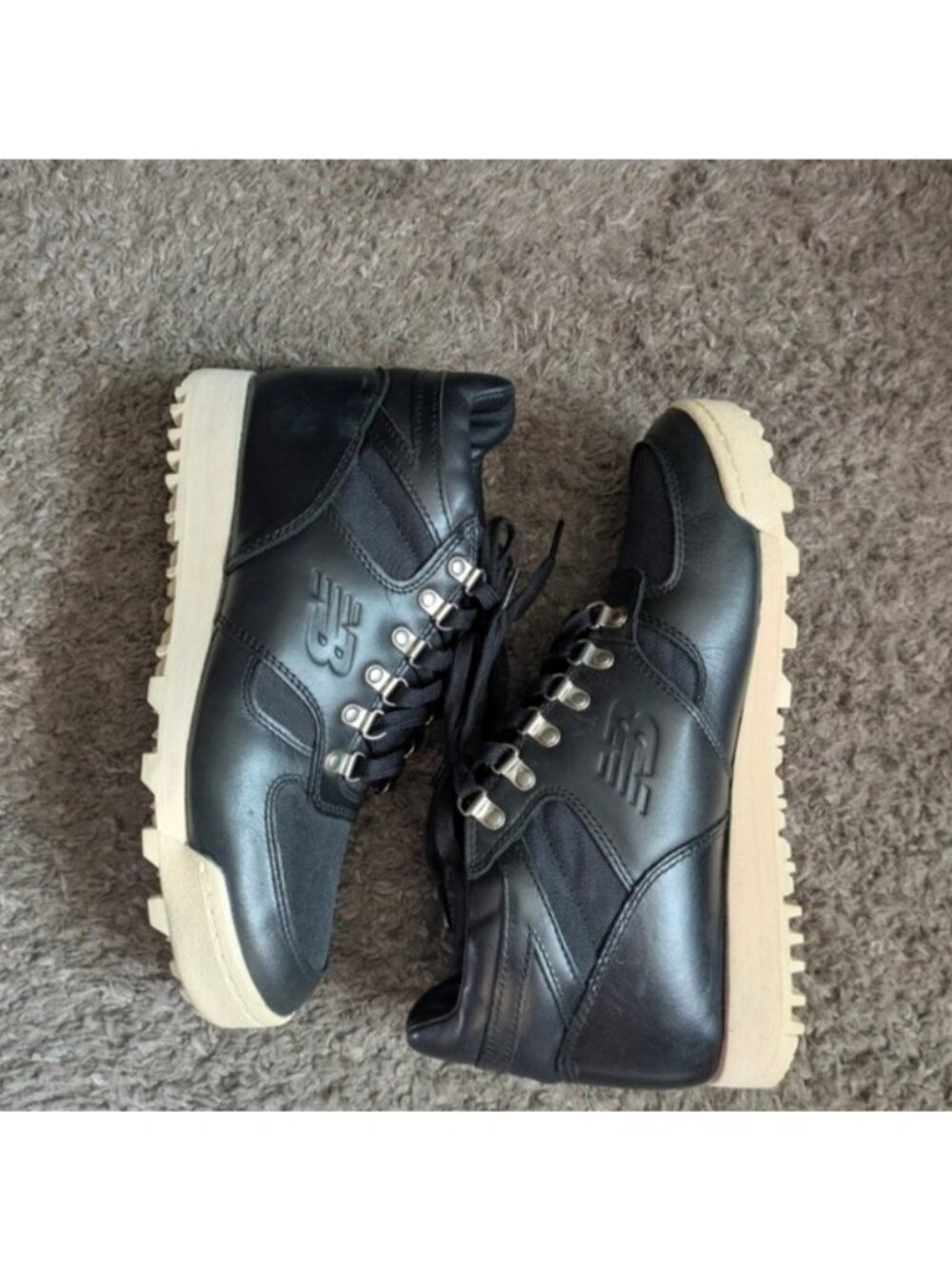 New Balance Rainier Men's Size 10 Black Macadamia Nut Hiking Shoes Vibram 052026 - Picture 7 of 9